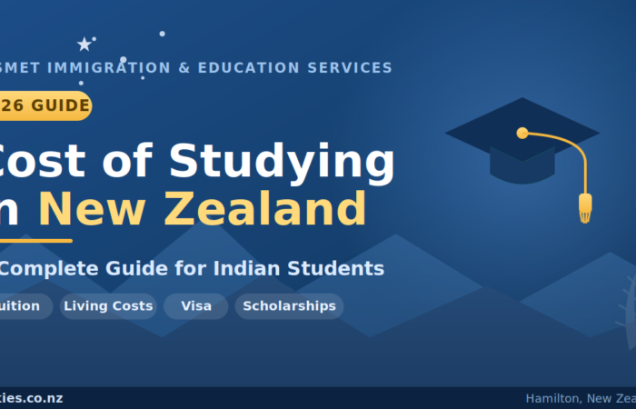 cost of studying in New Zealand for Indian students